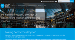 Desktop Screenshot of electoralreform.co.uk