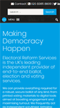 Mobile Screenshot of electoralreform.co.uk