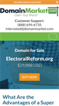 Mobile Screenshot of electoralreform.org