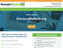 Tablet Screenshot of electoralreform.org